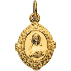 Immaculate Heart of Mary Medal 12 x 9mm Ref 400842