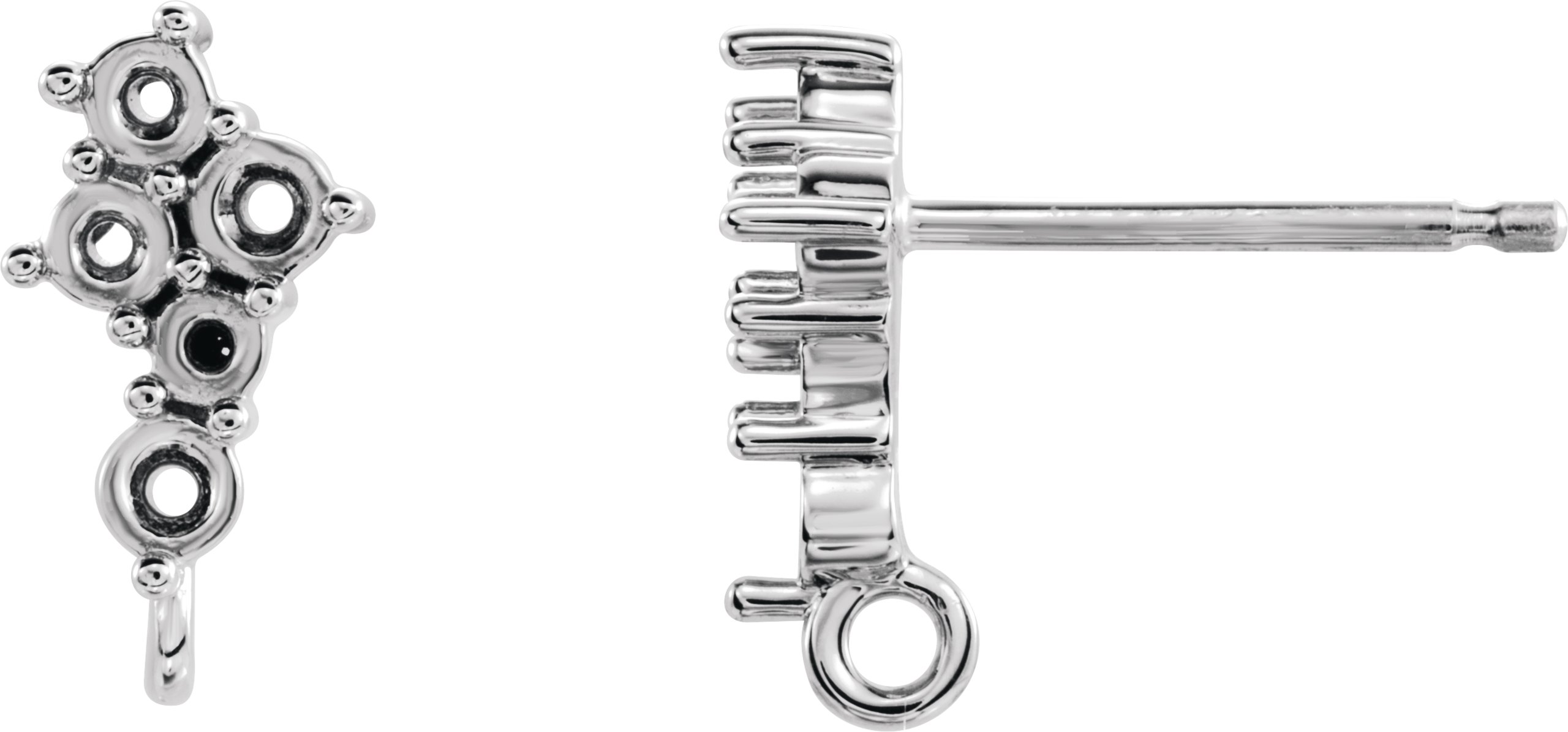 Cluster Earring Top