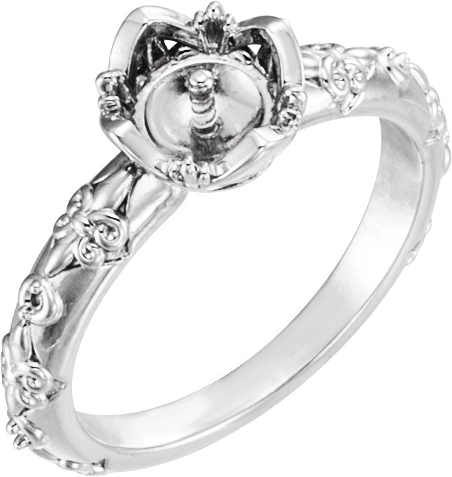Vintage-Inspired Pearl Ring