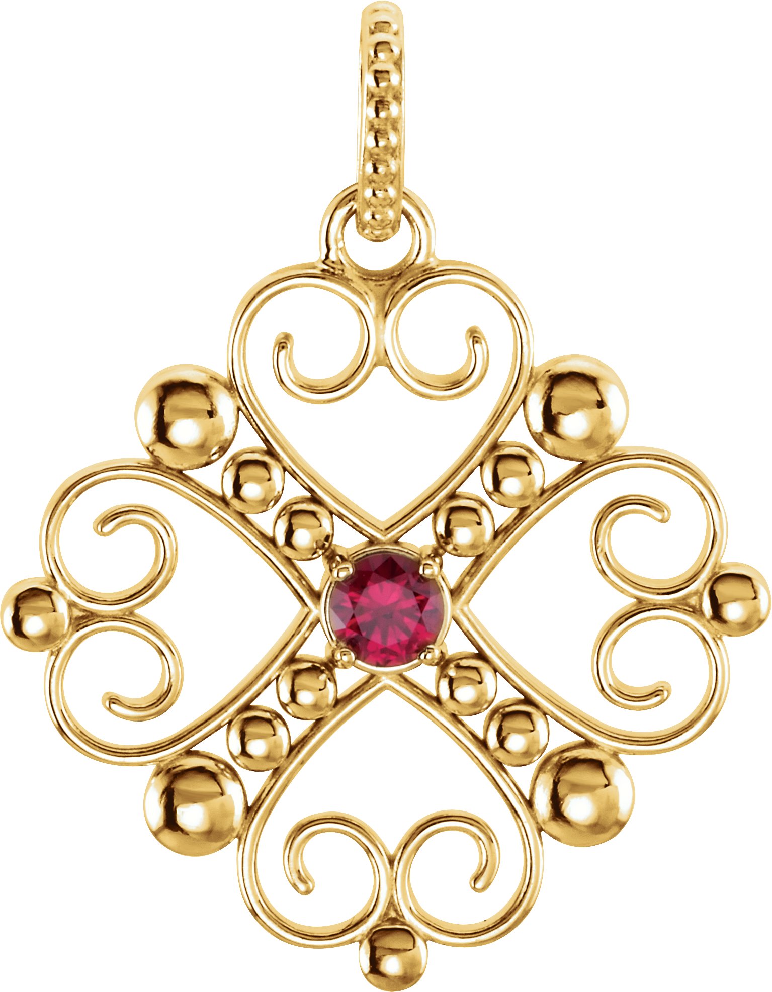 Family Heart Pendant