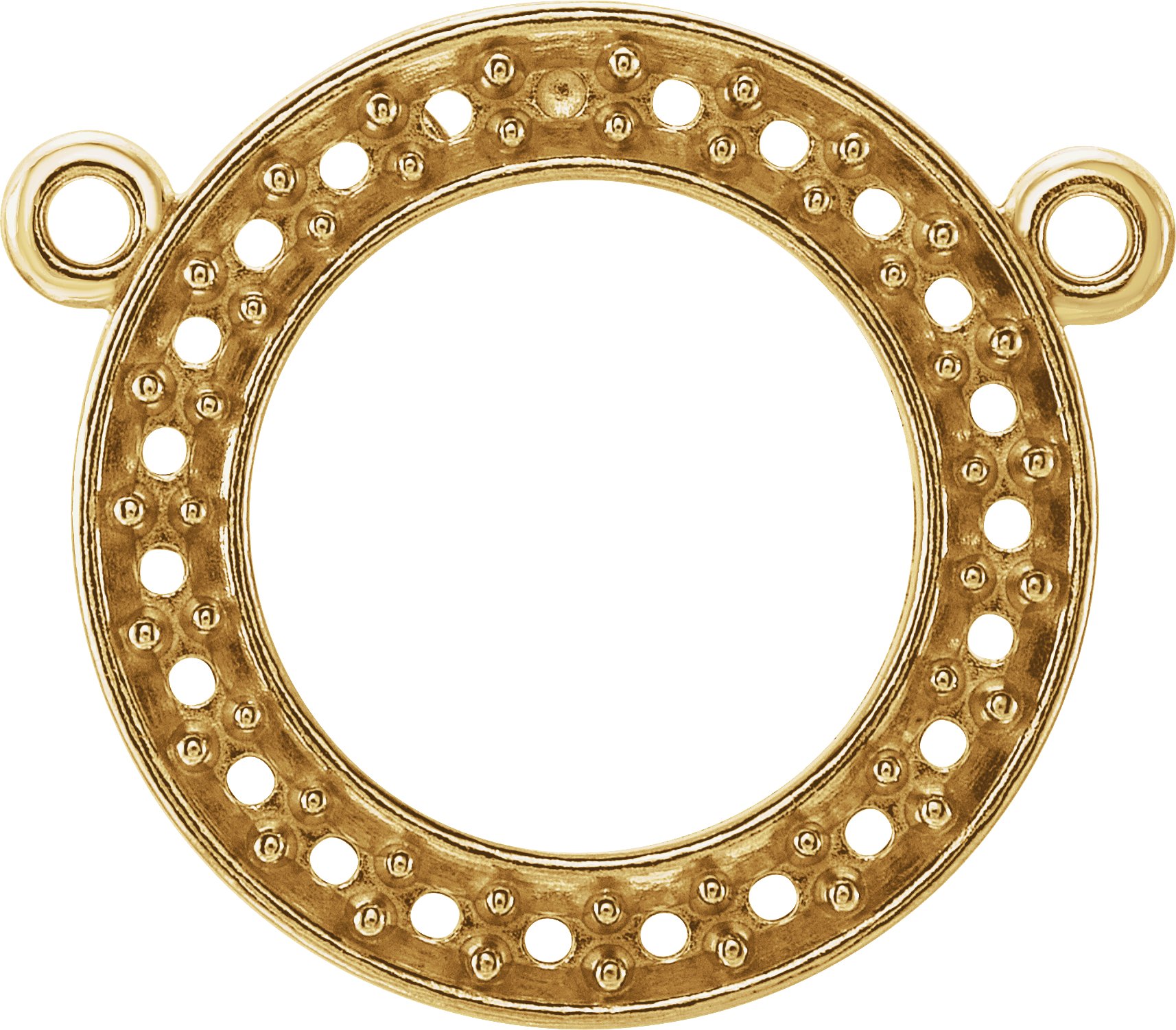 Accented Circle Necklace Center