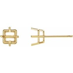 Lightweight Princess Earring with .030" Post