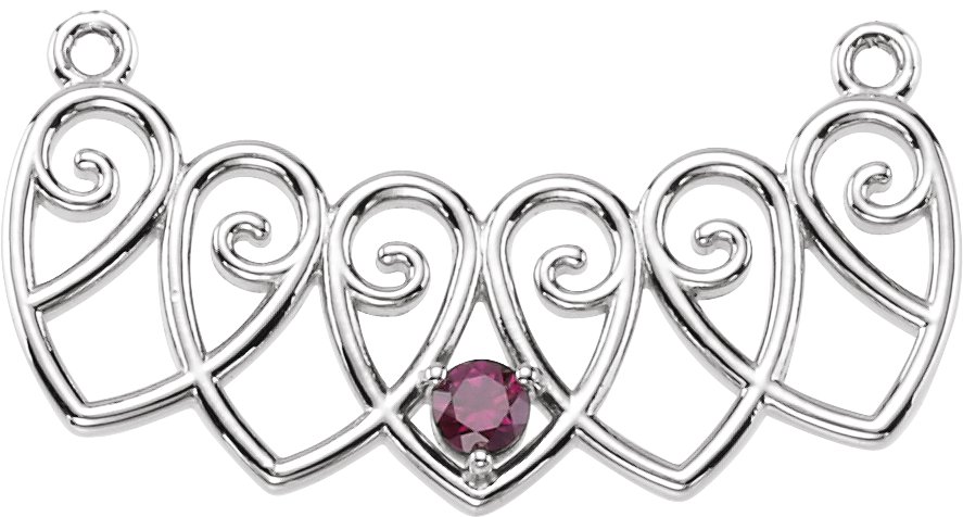 Family Heart Necklace or Center