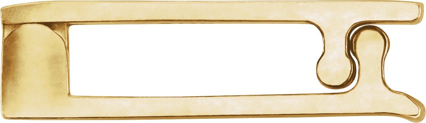 14K Yellow Gold Fold Over Clasp | Stuller