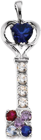 Mother's Key® Family Pendant