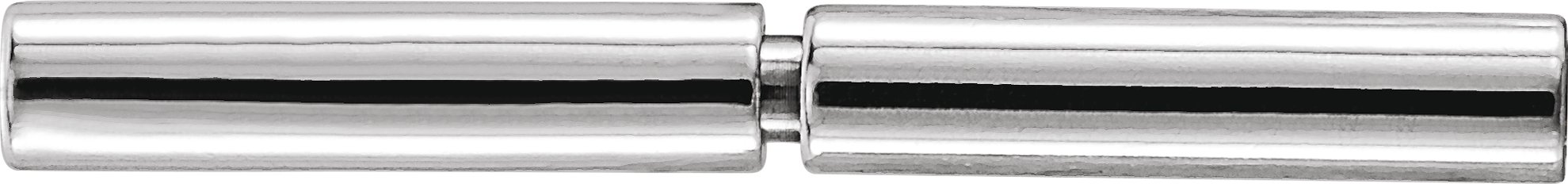 14K White,Yellow Gold or Sterling Silver Bayonet Clasp Glue-In Cord End Closure