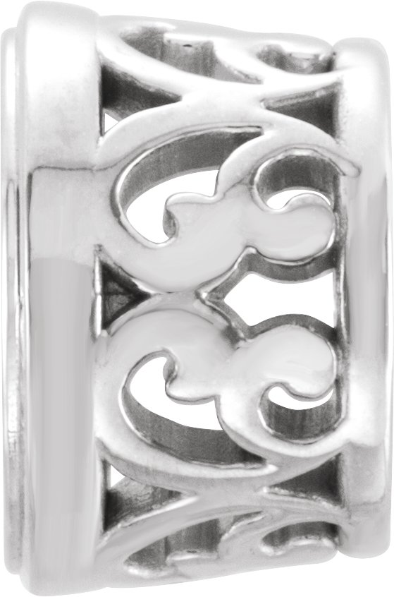 Round Bezel-Set Earring Setting