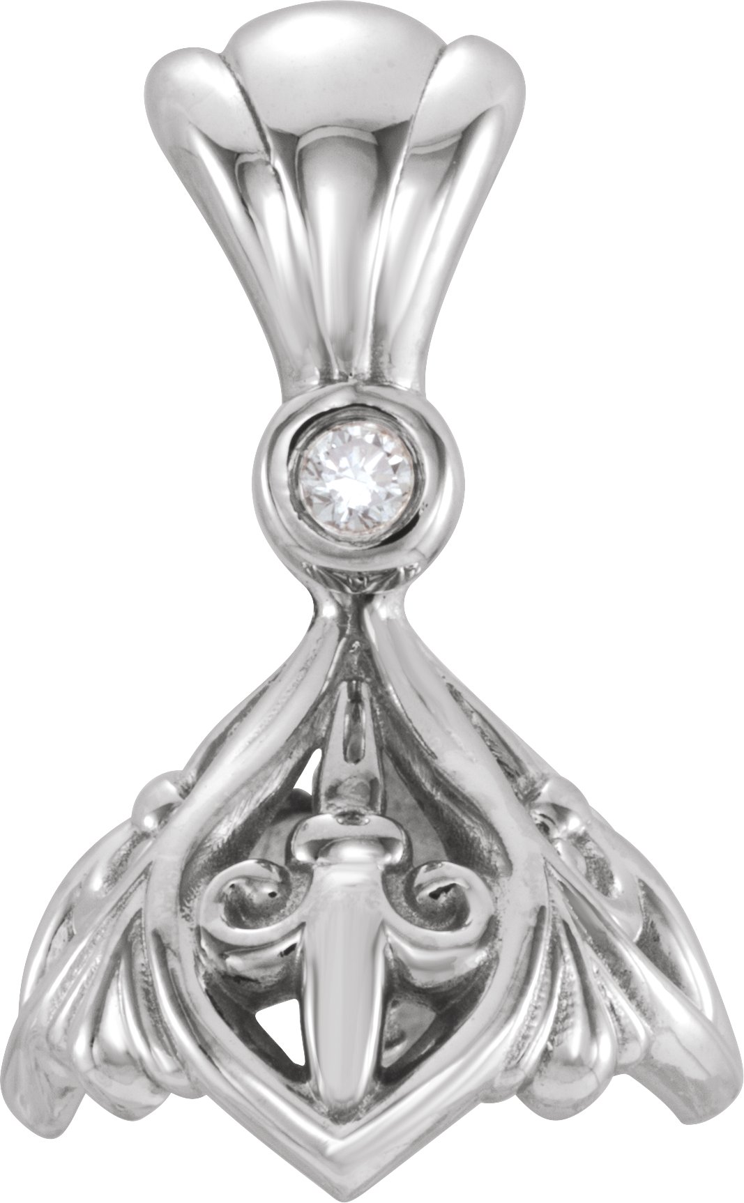 Pearl Fleur-de-lis Pendant