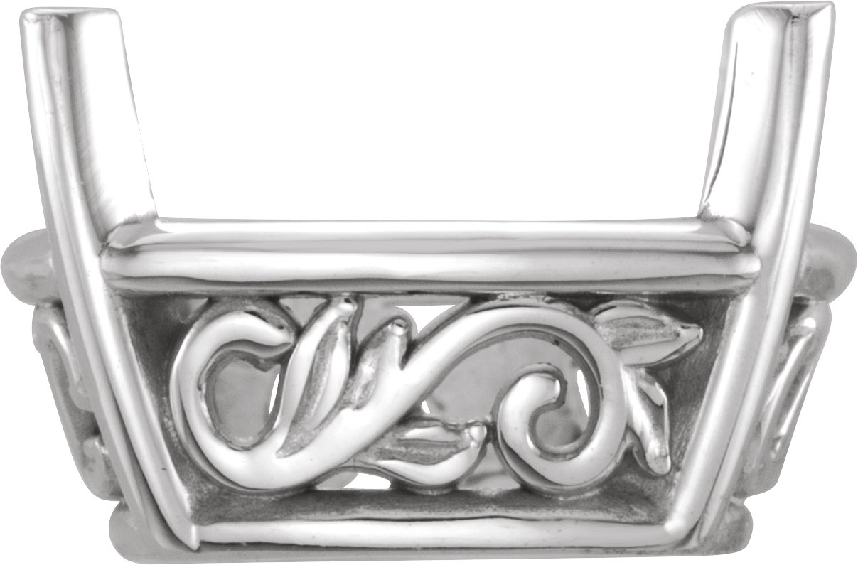 Laurel Scroll Basket Setting