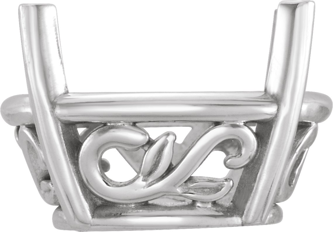 Laurel Scroll Basket Setting