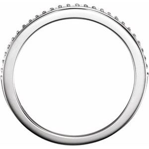 Continuum Sterling Silver 1/8 CTW Diamond Band