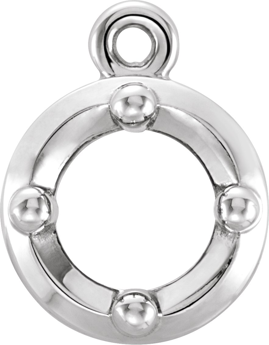 Round 4-Prong Dangle