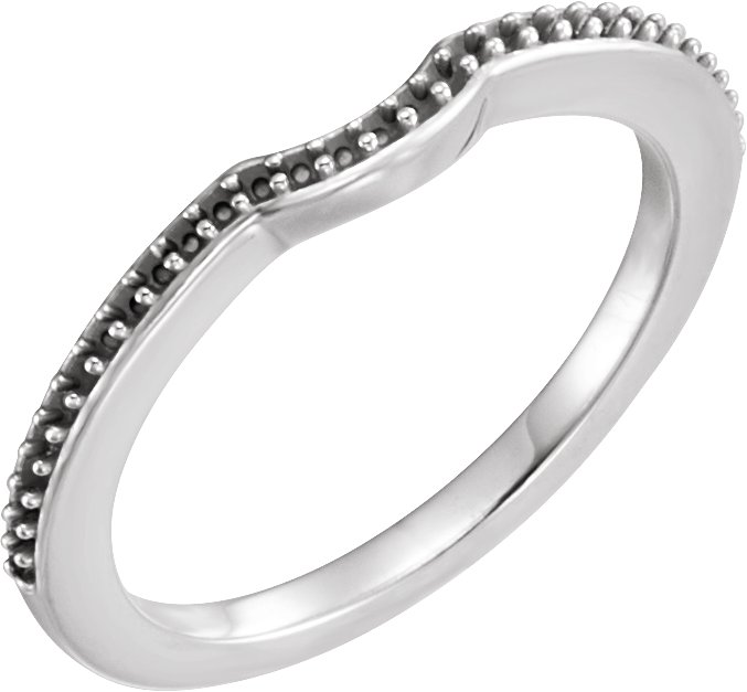 Sterling Silver 5.8 mm Round Band Mounting