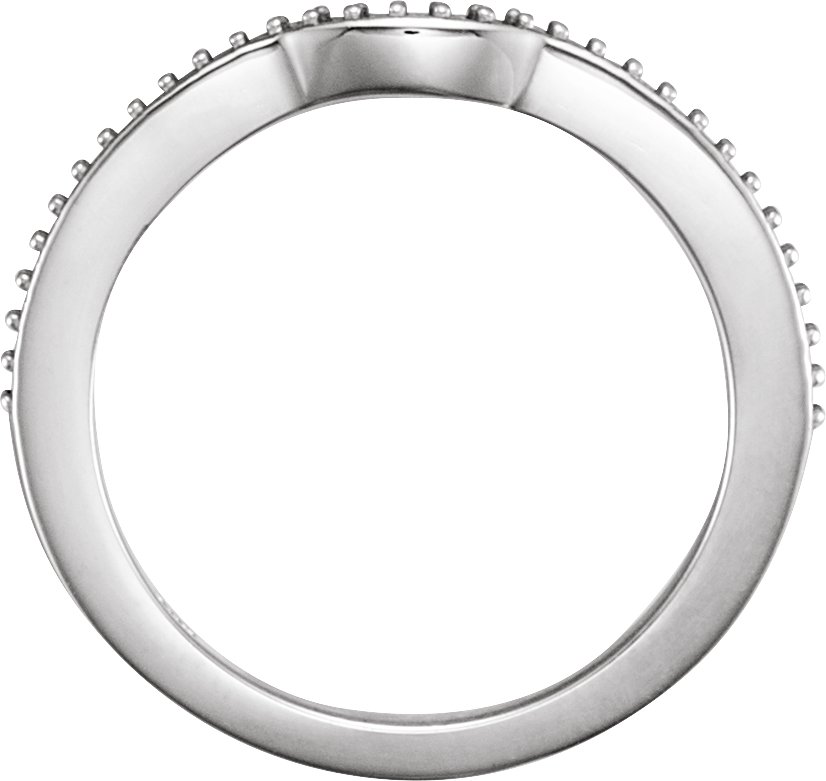 Sterling Silver 5.8 mm Round Band Mounting