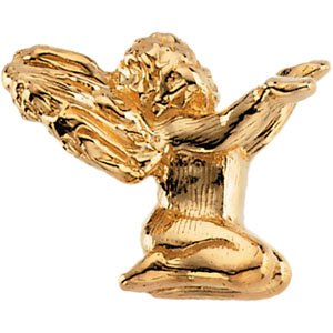 Kneeling Angel Lapel Pin 10 x 12mm Ref 693449