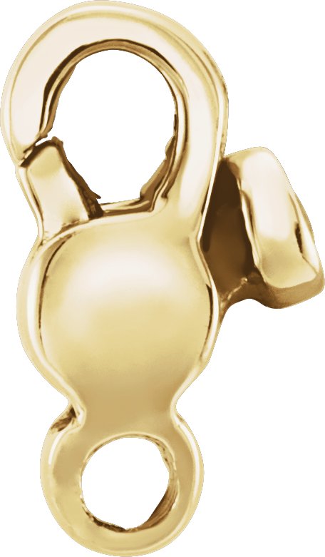 14K White or Yellow Gold 0.03 CTW Diamond Accented Trigger Lobster Clasp Claw