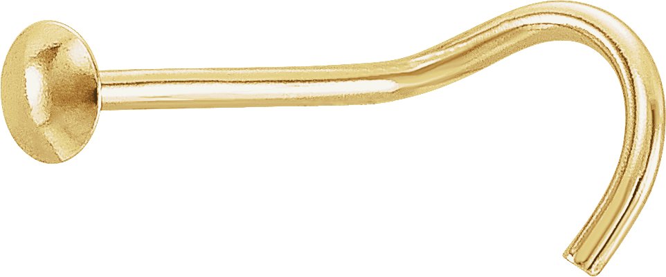 Flat Curved Nose Stud