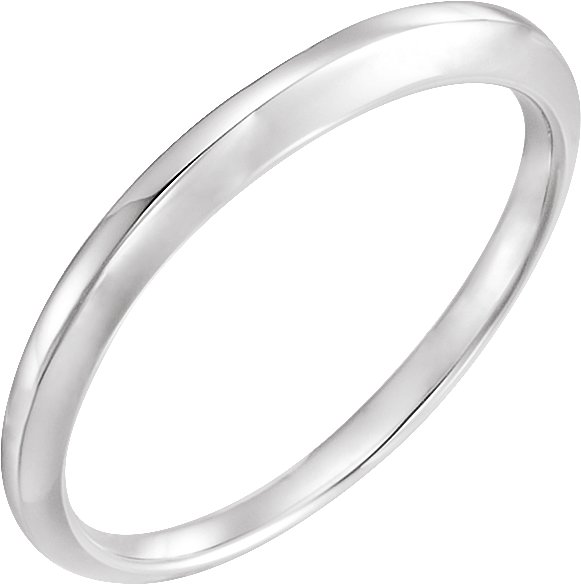 14K White #1 Matching Band