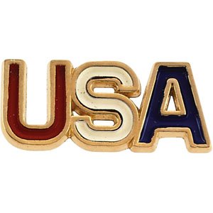 USA Lapel Pin 19.5 x 8.25mm Ref 836770