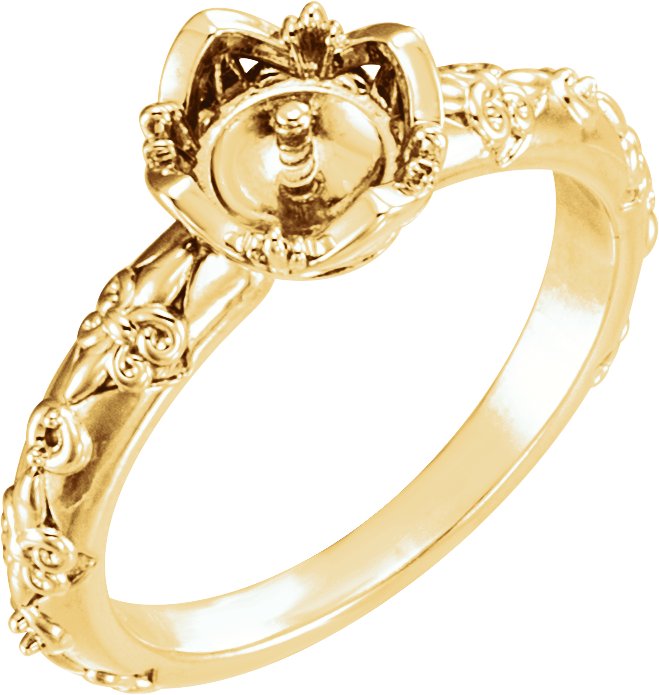 Vintage-Inspired Pearl Ring