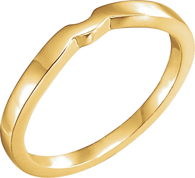 14K Yellow #1 Matching Band for Tulipset® Ring
