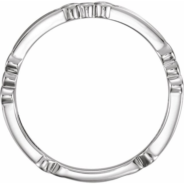 Platinum Stackable Ring
