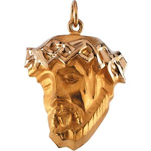 Face of Jesus Pendant 25 x 19.5mm Ref 552563