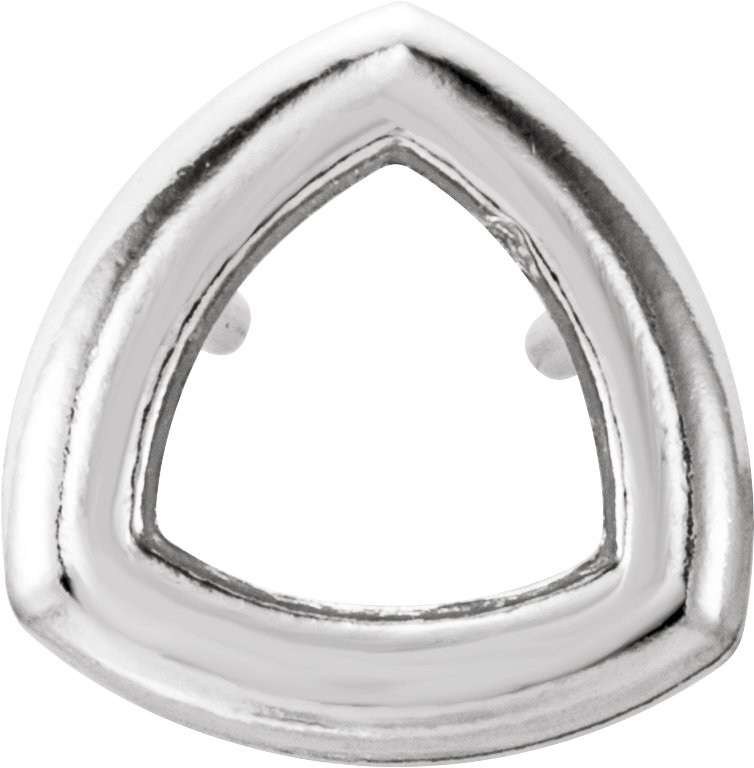 Trillion Back-Set Slide Pendant