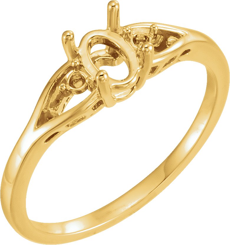 Accented Cabochon Ring
