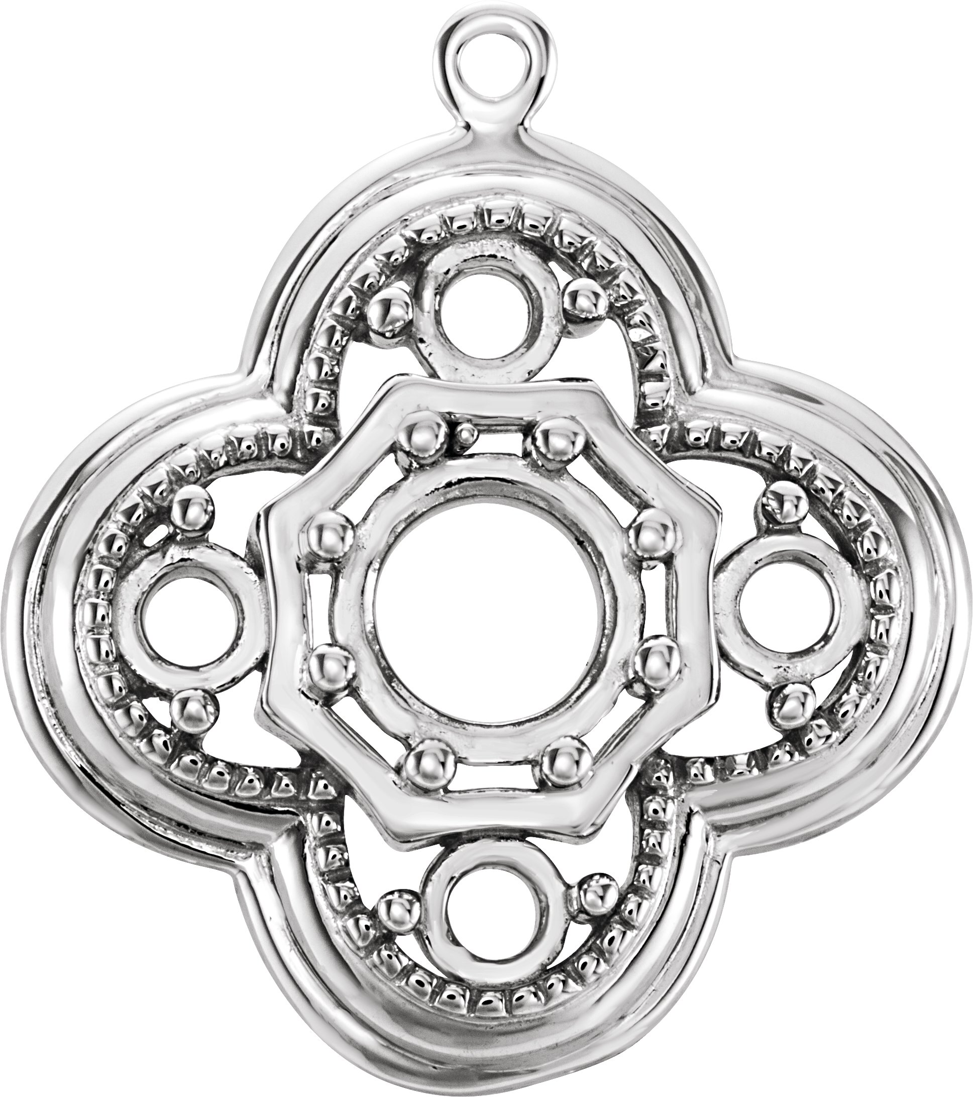 Accented Floral Dangle