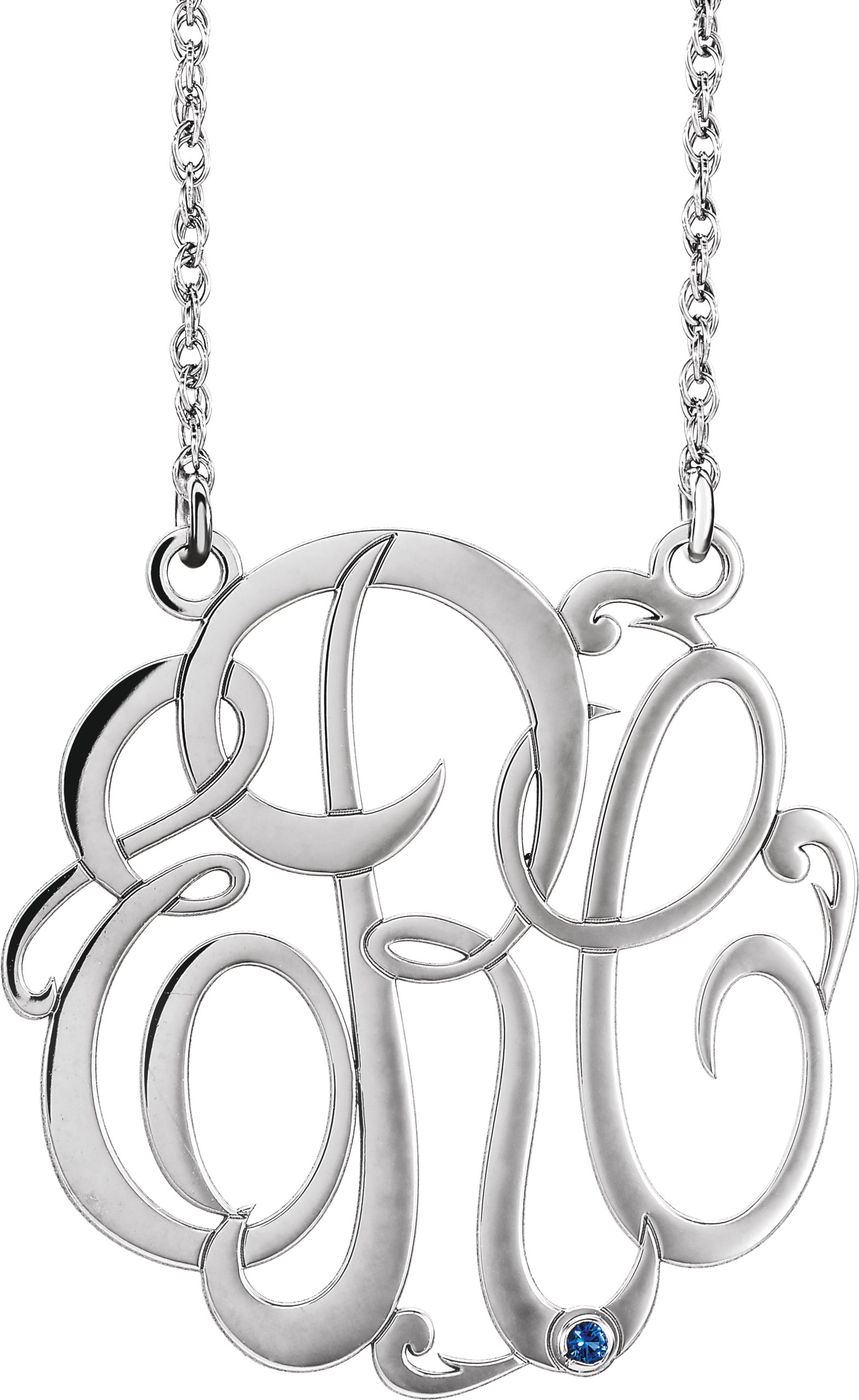 Script Monogram Necklace