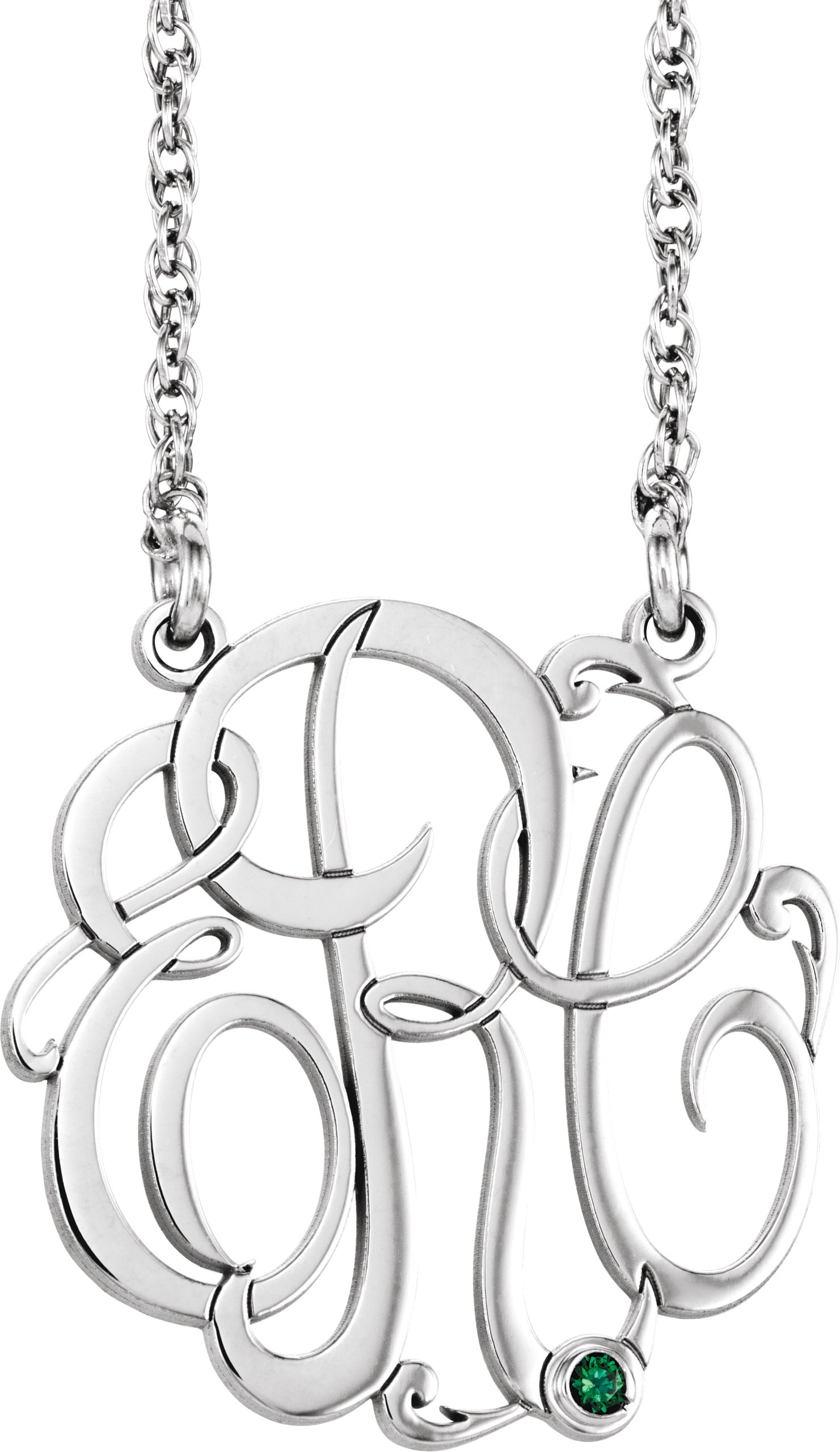 Script Monogram Necklace
