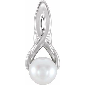 Sterling Silver Freshwater Cultured Pearl Pendant Ref. 12874759
