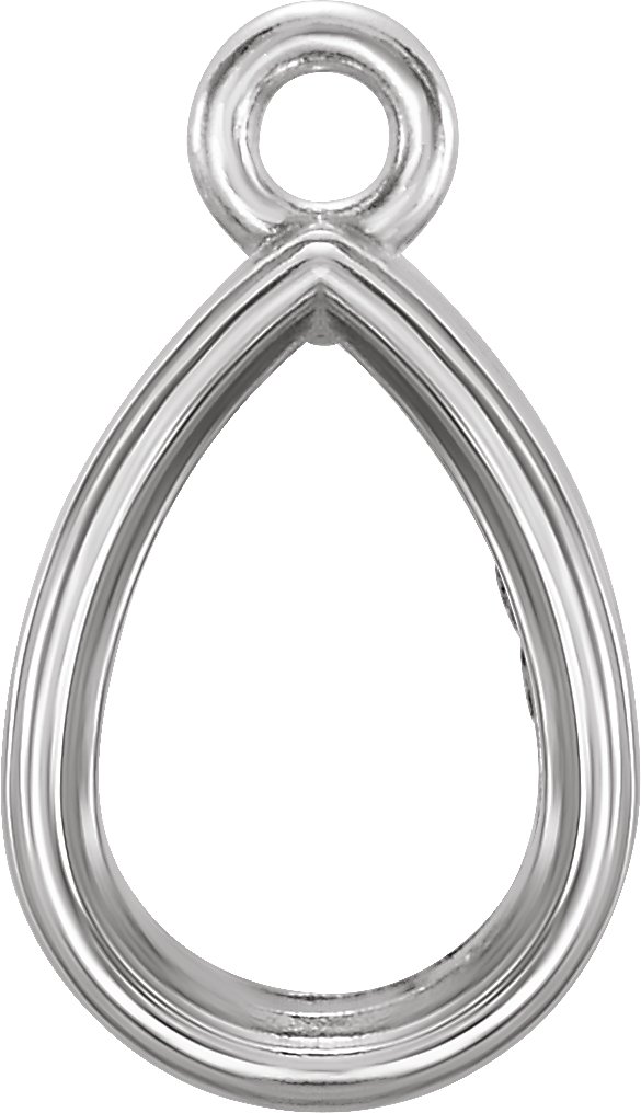Bezel-Set Dangle