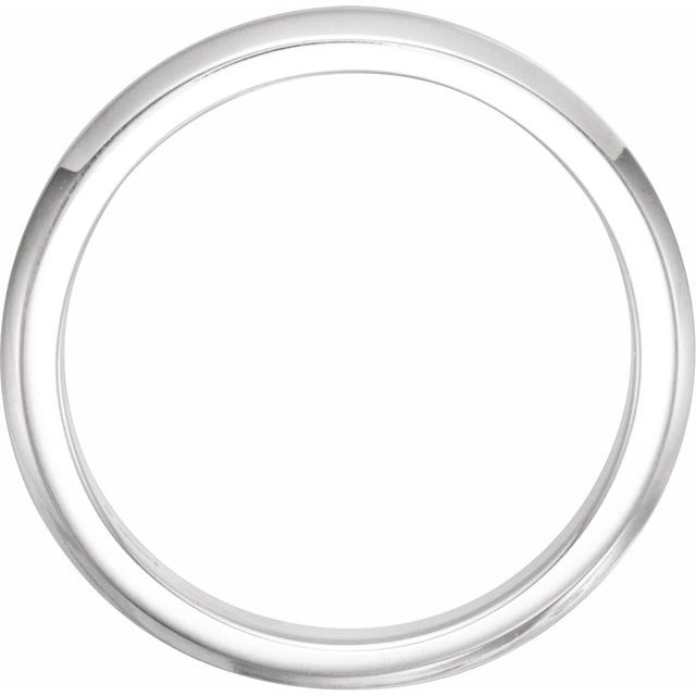Platinum Plain Stackable Ring