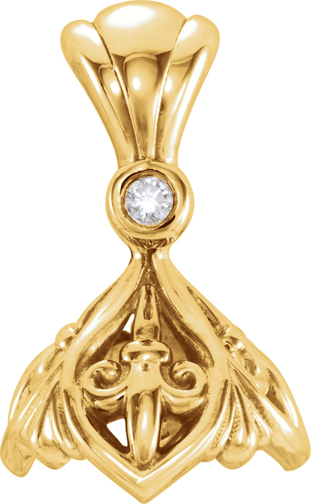 Pearl Fleur-de-lis Pendant