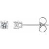 14K White .33 CTW Lab Grown Diamond Stud Earrings Ref 17620381