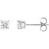 14K White .75 CTW Lab Grown Diamond Stud Earrings Ref 17620387