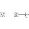 14K White 1.25 CTW Lab Grown Diamond Stud Earrings Ref 17058982