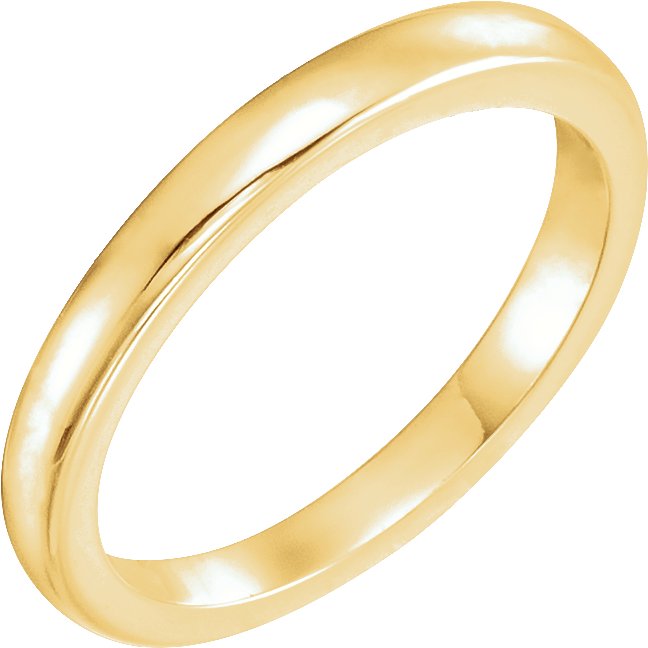 14K Yellow Solstice Solitaire® #10=.75-1.25 CT Tapered Bombé Matching Band