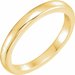 14K Yellow Solstice Solitaire® #10=.75-1.25 CT Tapered Bombé Matching Band