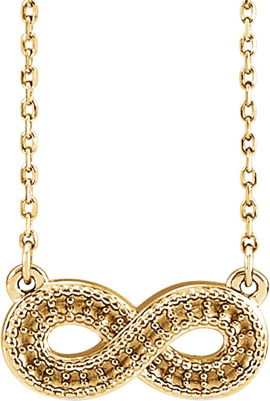 Infinity-Inspired Necklace or Center