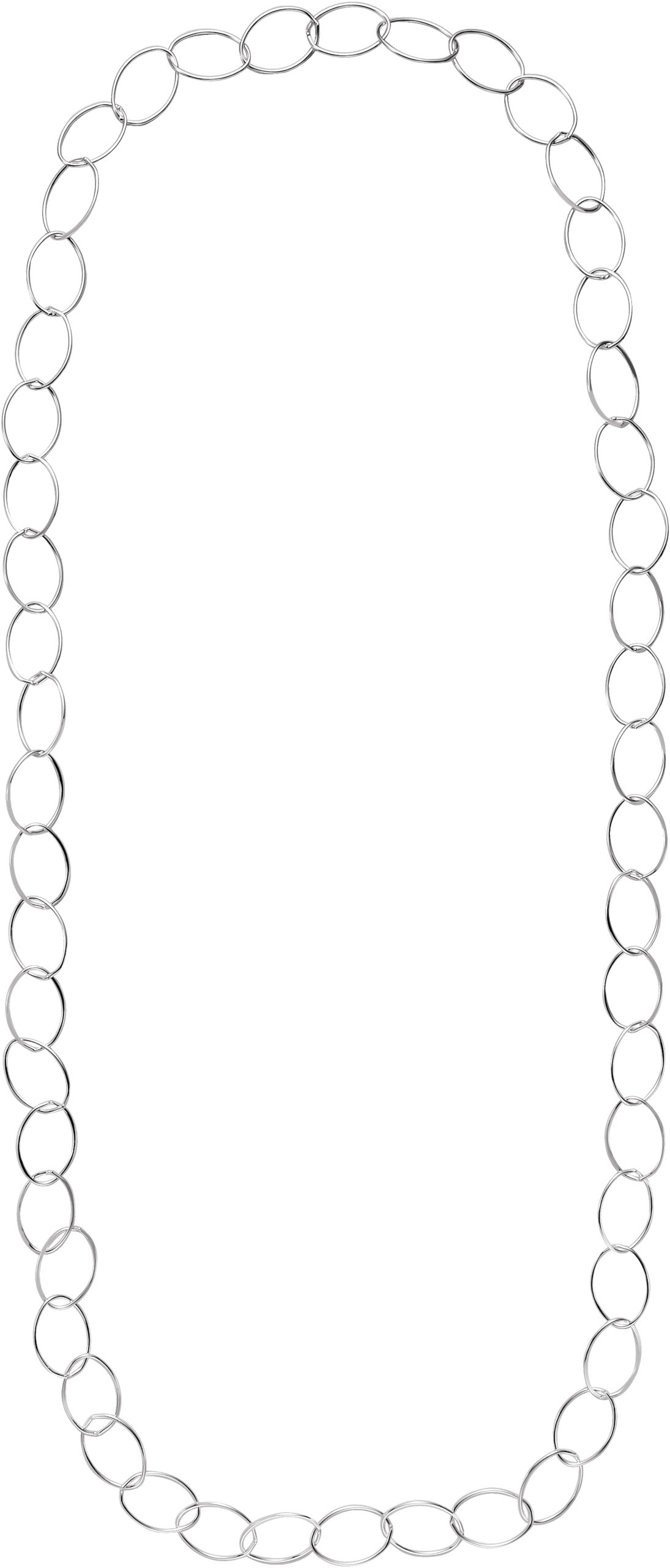 13mm Sterling Silver Endless Chain 36 inch Ref 413734