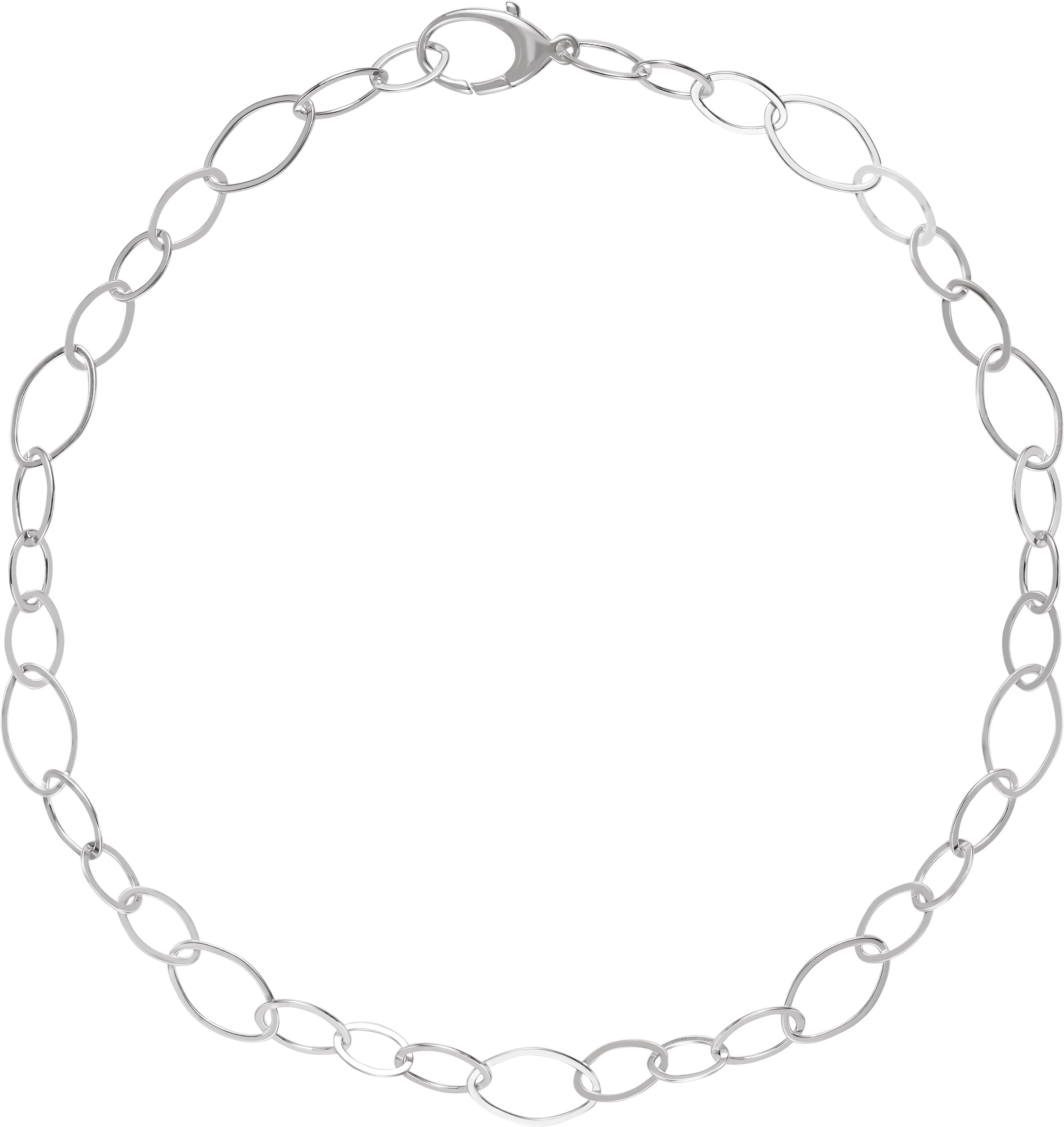 Sterling Silver Link 18 inch Necklace Ref. 2991928
