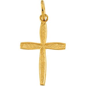 Youth Cross Pendant 14 x 10mm Ref 688075