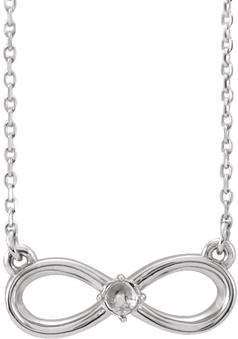 Infinity-Inspired Necklace or Center