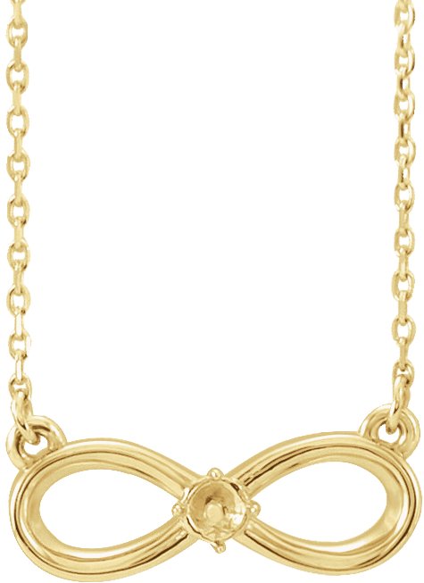 Infinity-Inspired Necklace or Center