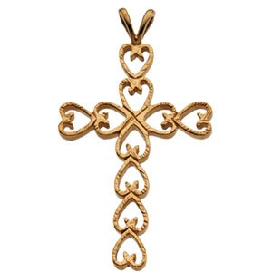 Heart Cross Pendant
