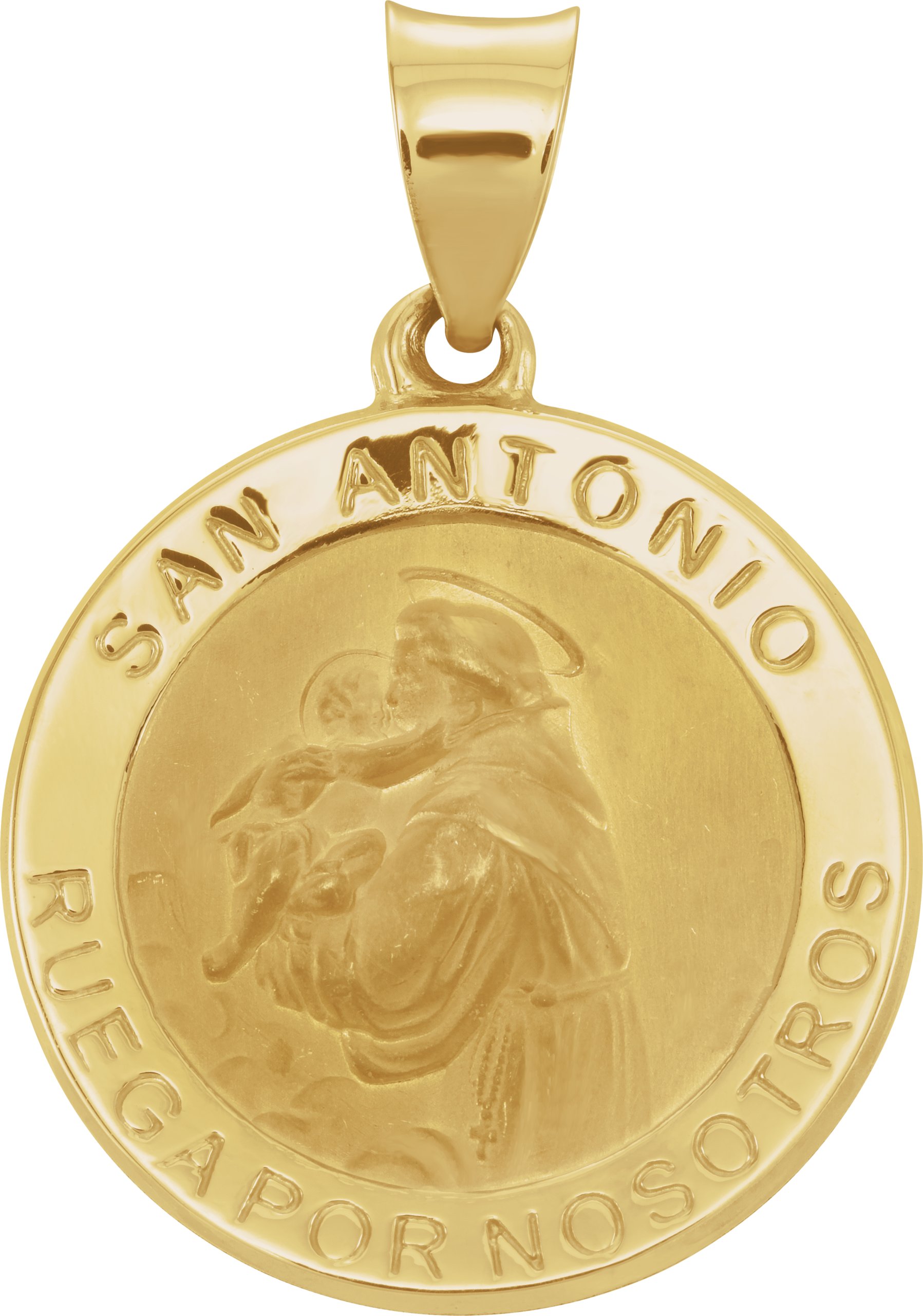 Hollow Round St. Anthony Medal 18.25mm Ref 677535