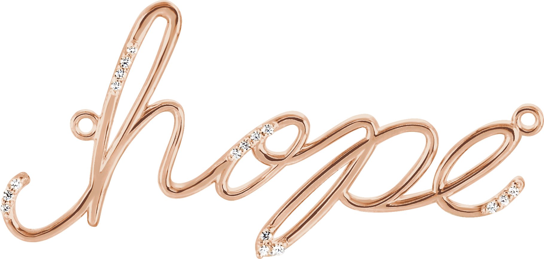 "Hope" Phrase Necklace or Center